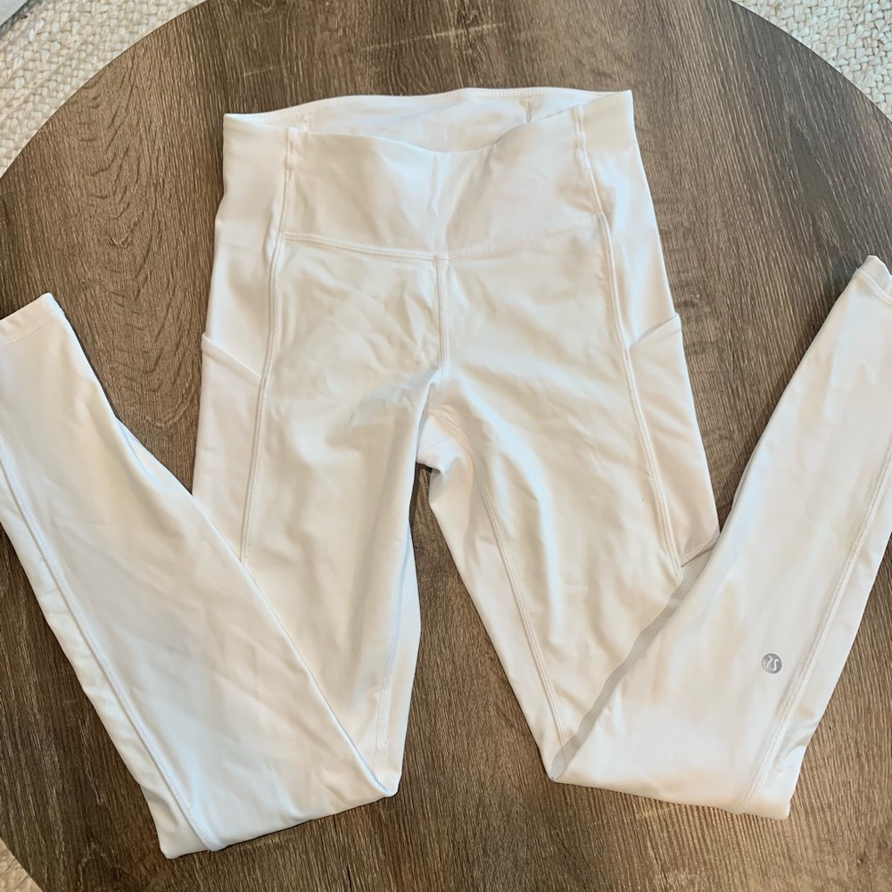 White lululemon. Slightly used